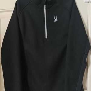 Black Spyder Quarter-Zip Pullover